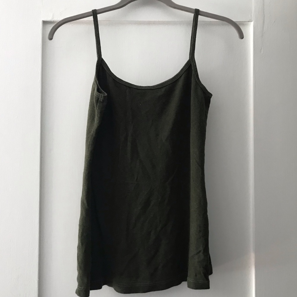 Vital Hemp forest green tank top